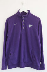 VINTAGE NIKE 1/4 BUTTONUP SWEATER (M)