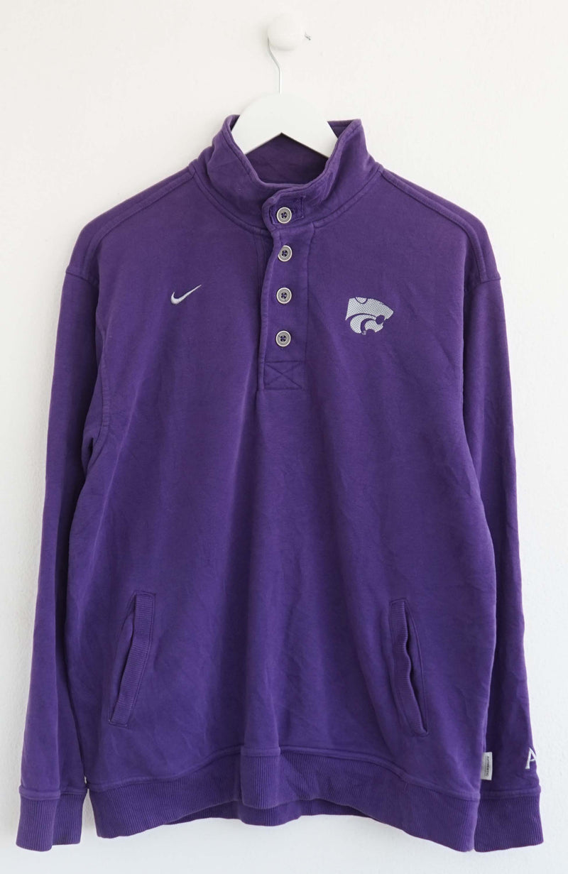 VINTAGE NIKE 1/4 BUTTONUP SWEATER (M)