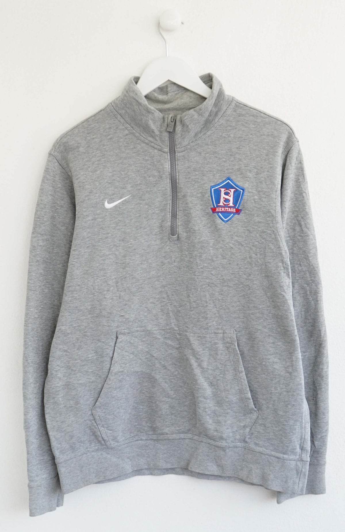 VINTAGE NIKE 1/4 ZIP SWEATER (M)