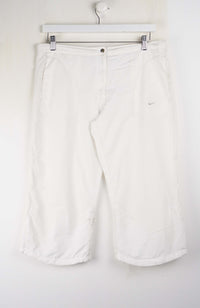 VINTAGE NIKE 3/4 TRACK PANT SHORTS (L)