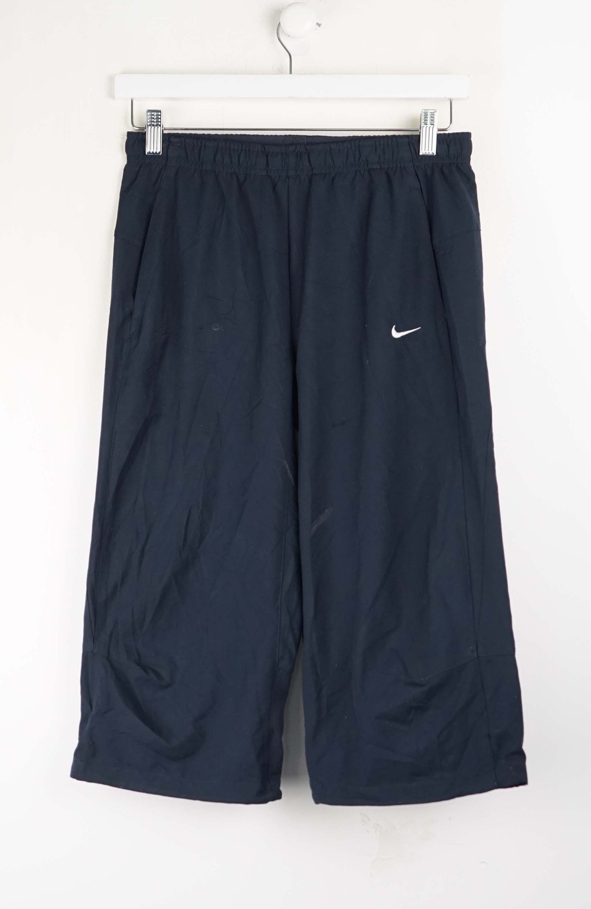 VINTAGE NIKE 3/4 TRACK PANT SHORTS (S)