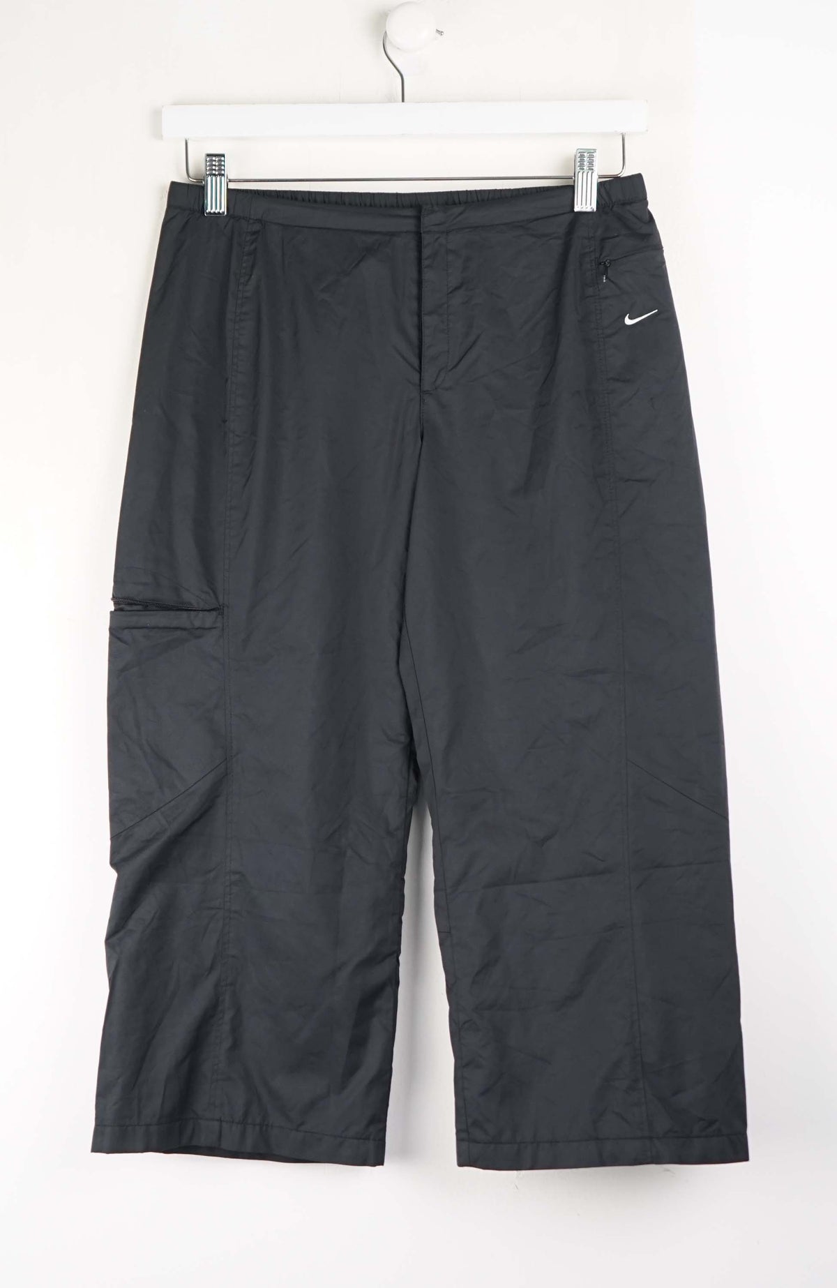 VINTAGE NIKE 3/4 TRACK PANT SHORTS (S)
