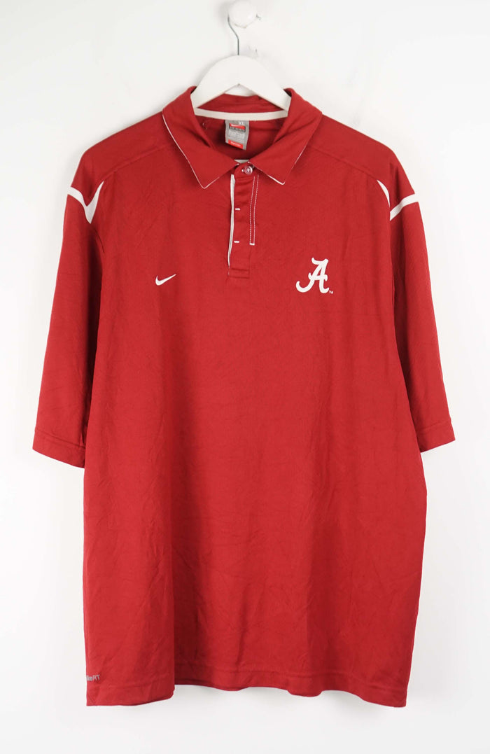 VINTAGE NIKE ALABAMA COLLEGE JERSEY POLO SHIRT (XL)