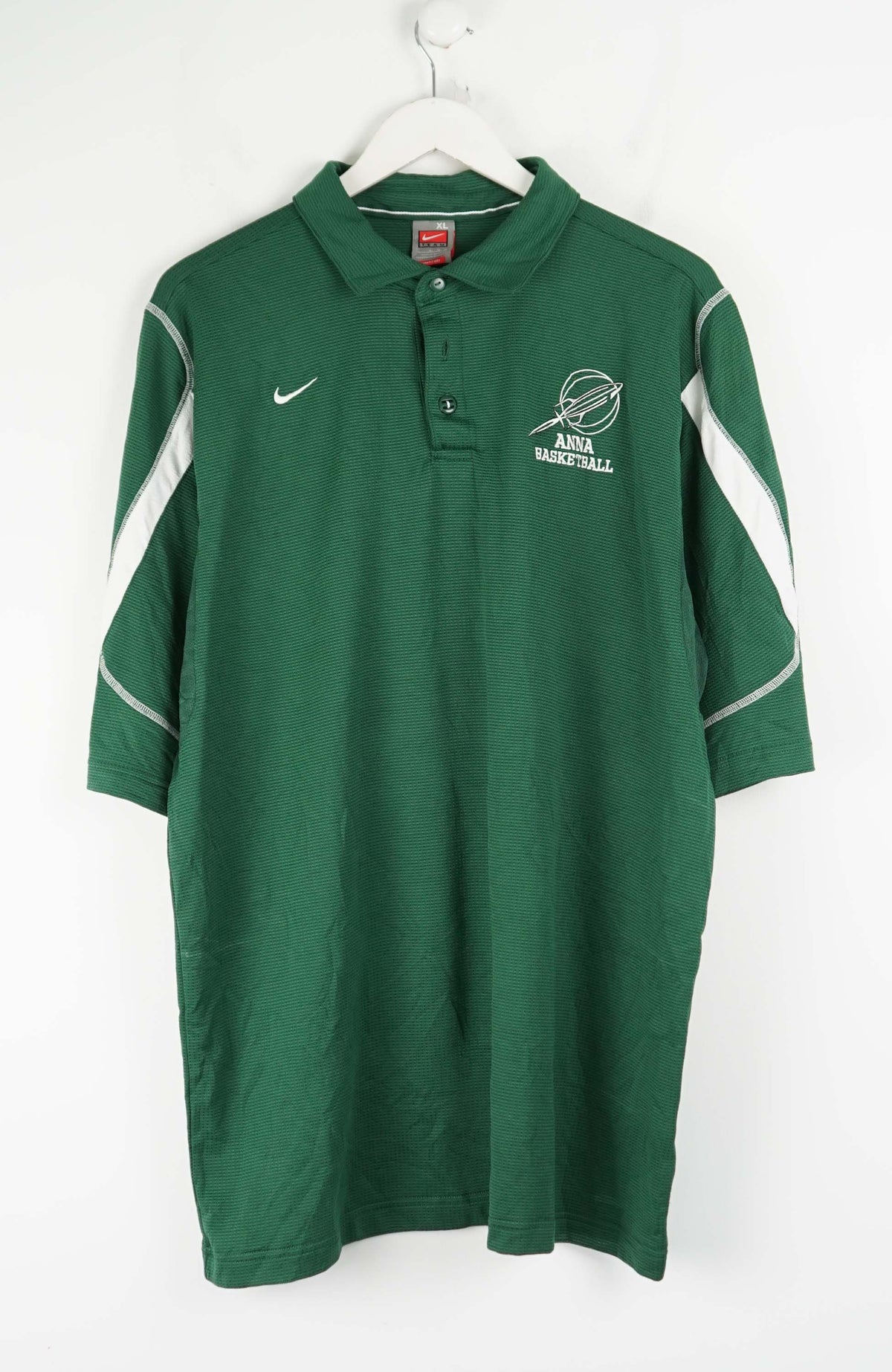 VINTAGE NIKE BASKETBALL JERSEY POLO SHIRT (XL)