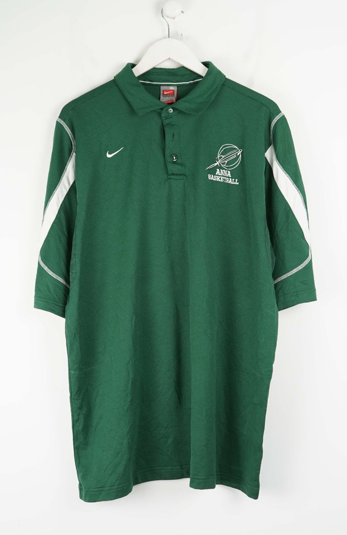 VINTAGE NIKE BASKETBALL JERSEY POLO SHIRT (XL)