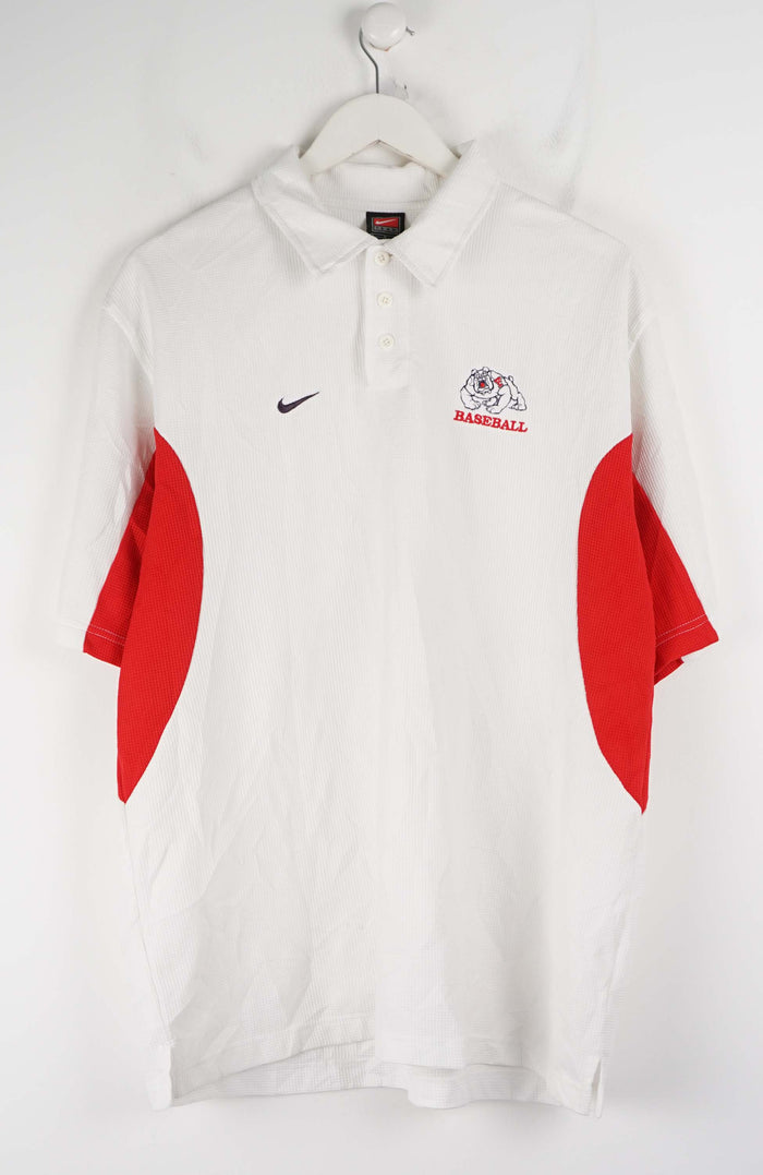 VINTAGE NIKE BASKETBALL JERSEY POLO SHIRT (XL)