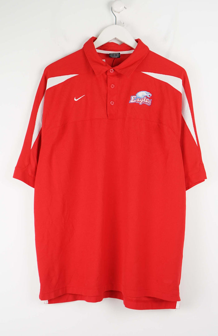 VINTAGE NIKE EAGLES JERSEY POLO SHIRT (L)