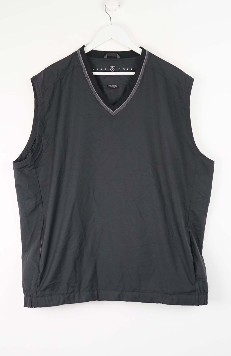 VINTAGE NIKE GOLF VEST WINDBREAKER (XXL)