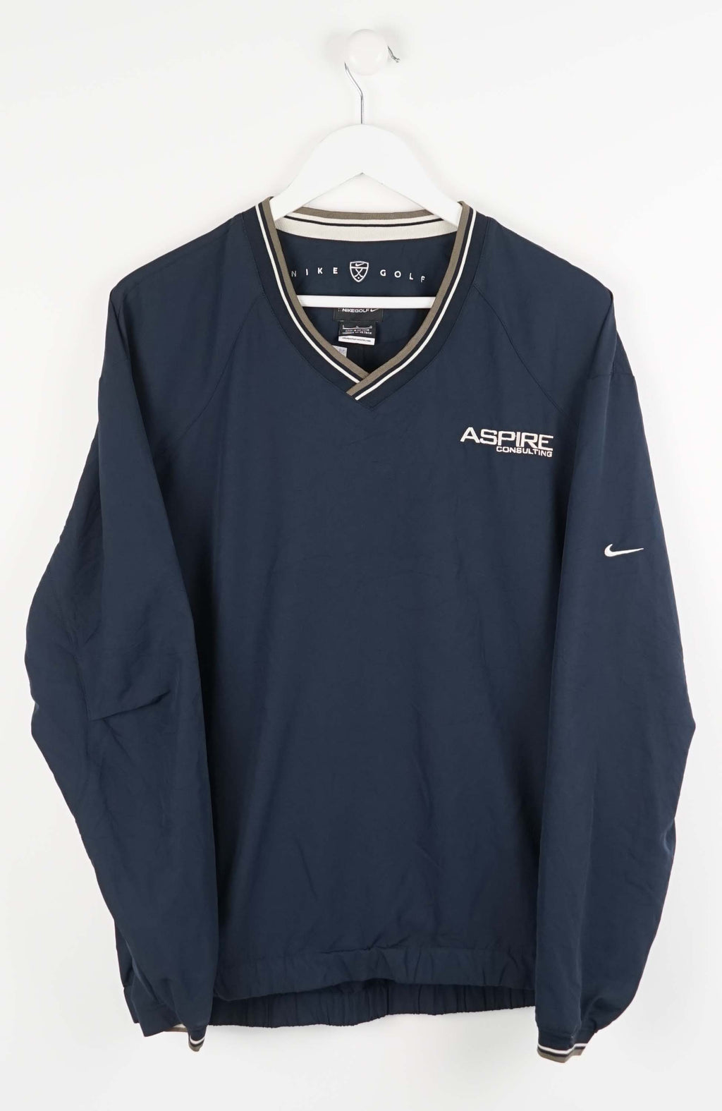 Nike v neck windbreaker top