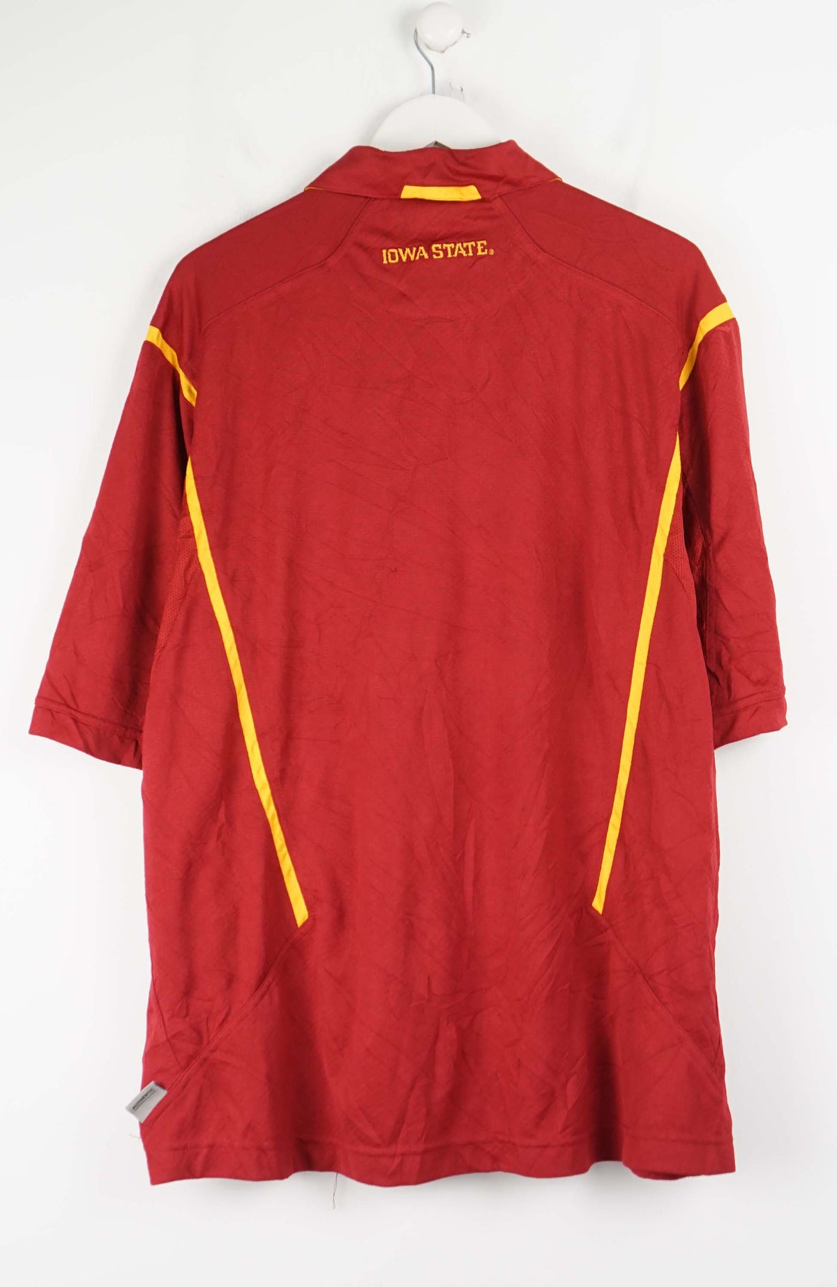 VINTAGE NIKE IOWA STATE CYCLONES JERSEY POLO SHIRT (XL)