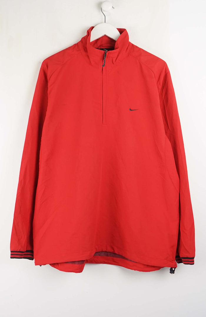 VINTAGE NIKE GOLF 1/4 ZIP WINDBREAKER (L)