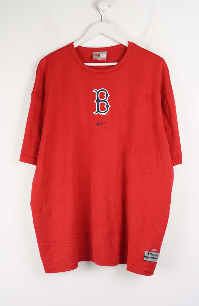 VINTAGE NIKE BOSTON RED SOX JERSEY T-SHIRT (XXL)