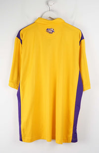 VINTAGE NIKE LSU COLLEGE JERSEY POLO SHIRT (XL)