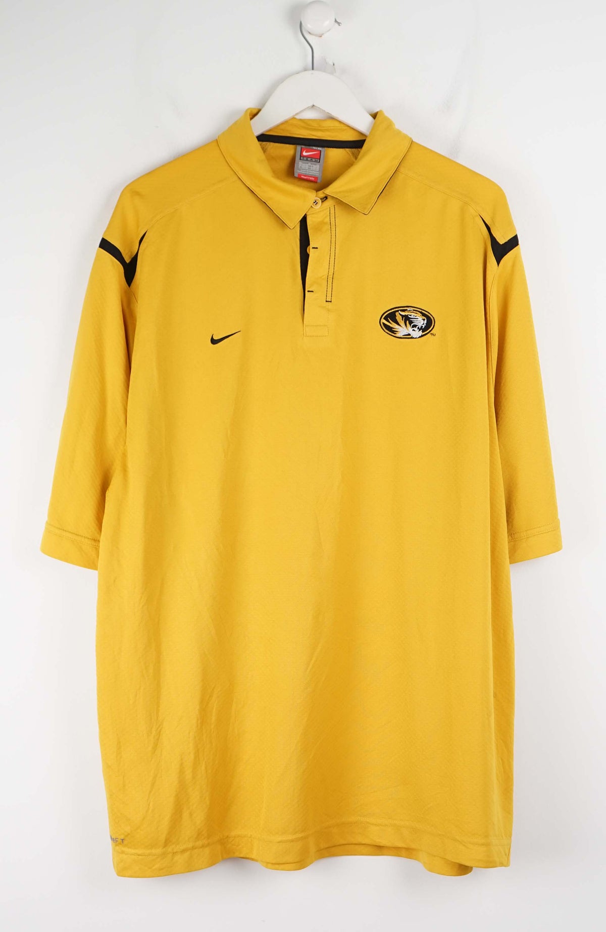 VINTAGE NIKE MIZZOU JERSEY POLO SHIRT (XL)