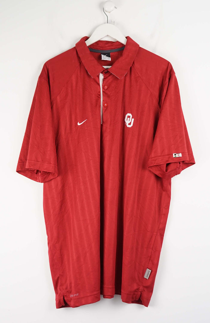 VINTAGE NIKE OKLAHOMA JERSEY POLO SHIRT (XXL)