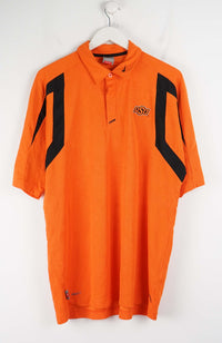VINTAGE NIKE OKLAHOMA STATE JERSEY POLO SHIRT (L)