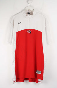 VINTAGE NIKE JERSEY POLO SHIRT (XL)