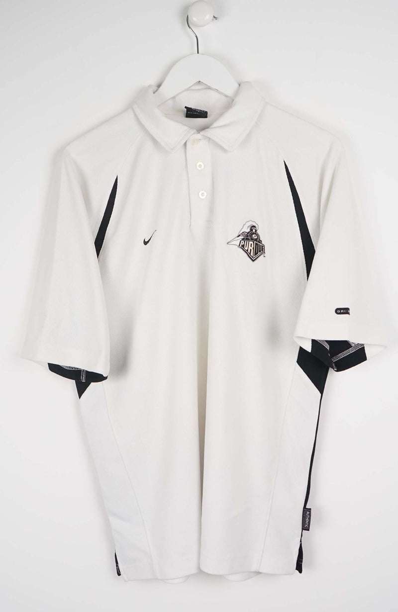 VINTAGE NIKE PURDUE POLO JERSEY (L)