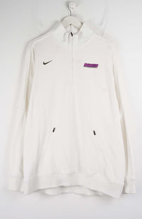 VINTAGE NIKE RAIDERS 1/4 ZIP SWEATER (XXL)