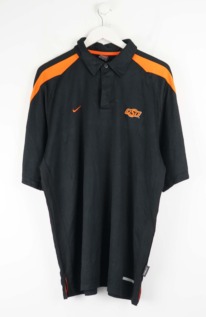 VINTAGE NIKE OSU SPHERE DRY POLO SHIRT (XL)