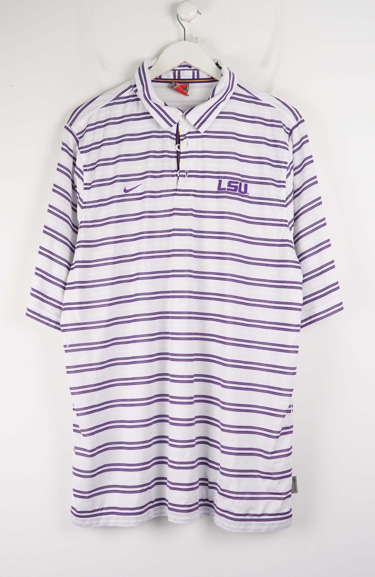VINTAGE NIKE JERSEY POLO SHIRT (XL)