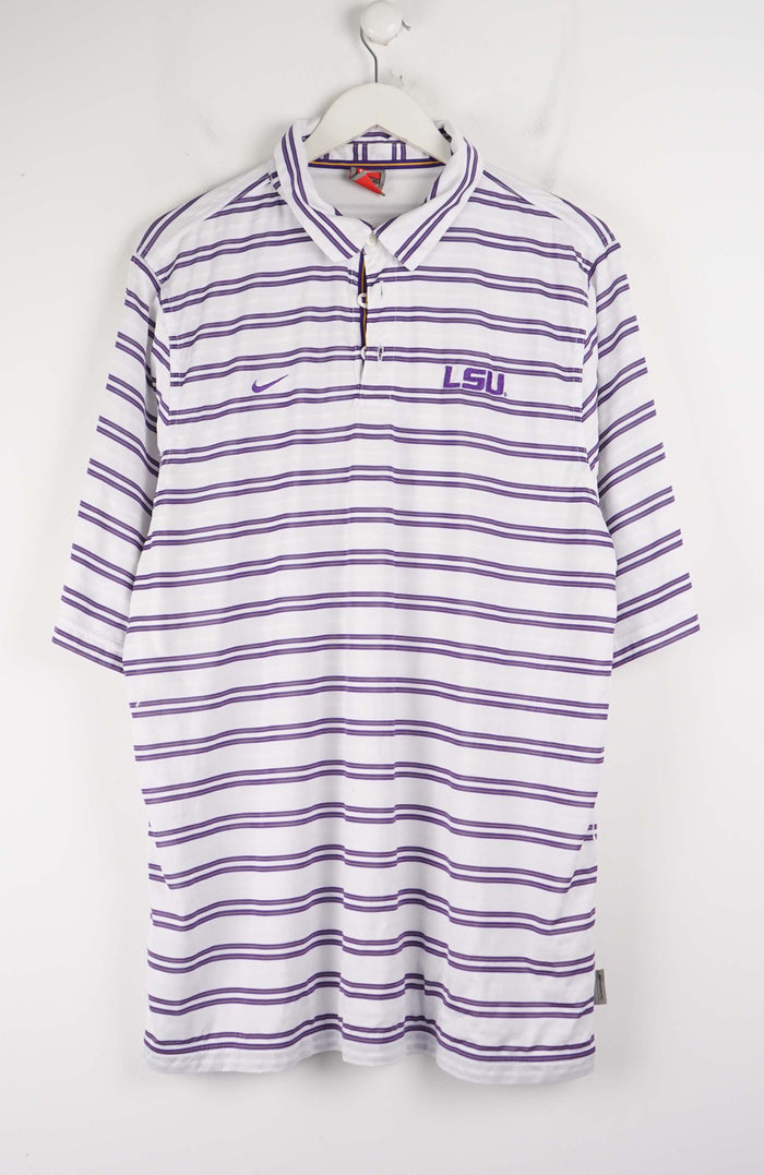 VINTAGE NIKE JERSEY POLO SHIRT (XL)