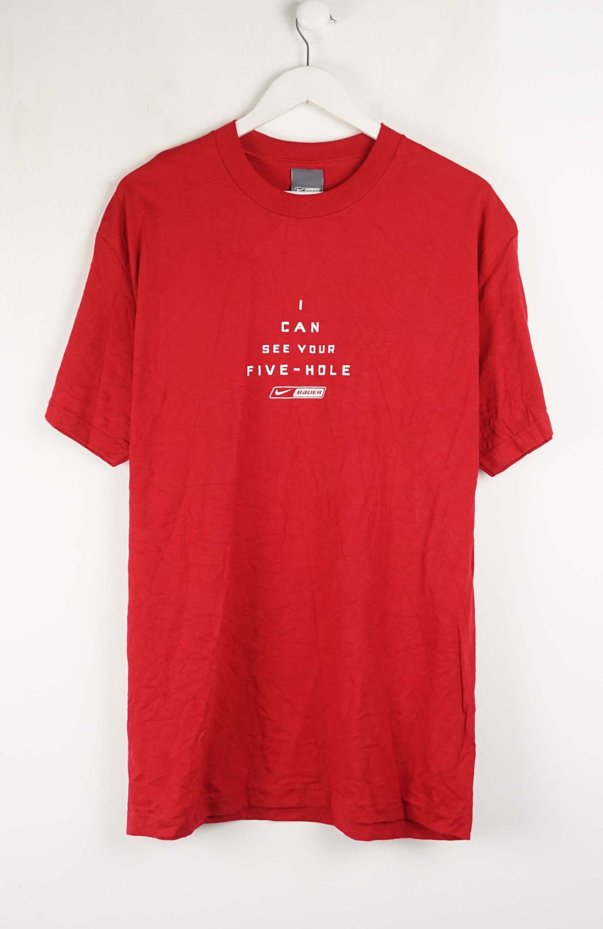 VINTAGE NIKE I CAN SEE YOUR FIVE HOLE T-SHIRT (L)