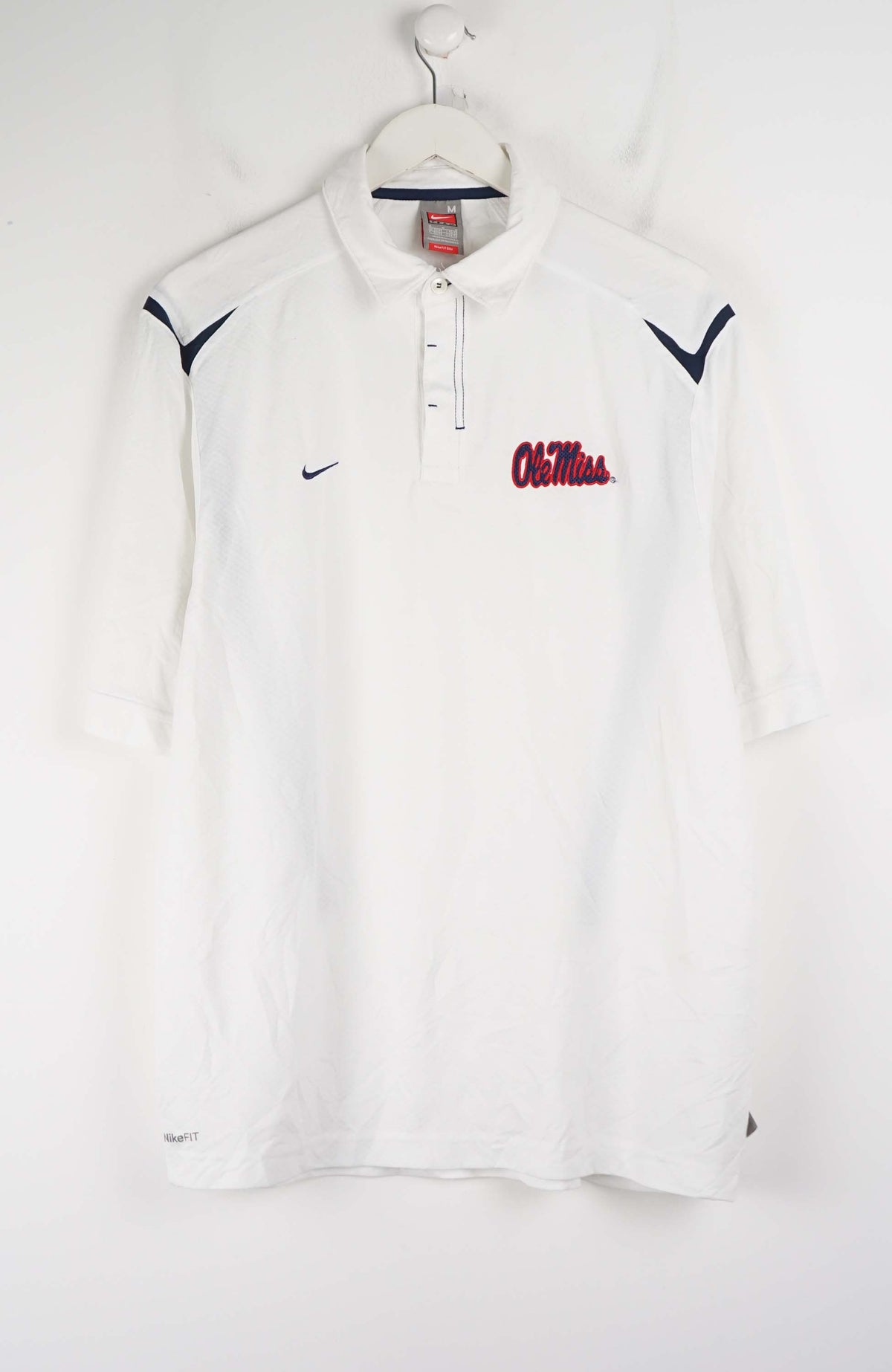 VINTAGE NIKE JERSEY POLO SHIRT (M)