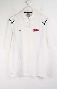 VINTAGE NIKE JERSEY POLO SHIRT (M)