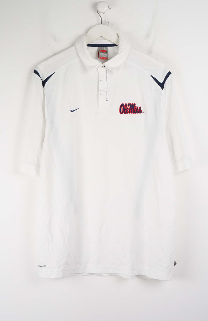 VINTAGE NIKE JERSEY POLO SHIRT (M)