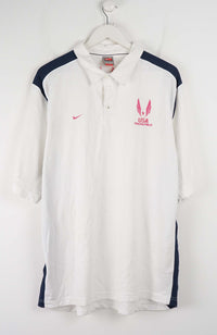 VINTAGE NIKE TRACK & FIELD POLO SHIRT (XL)
