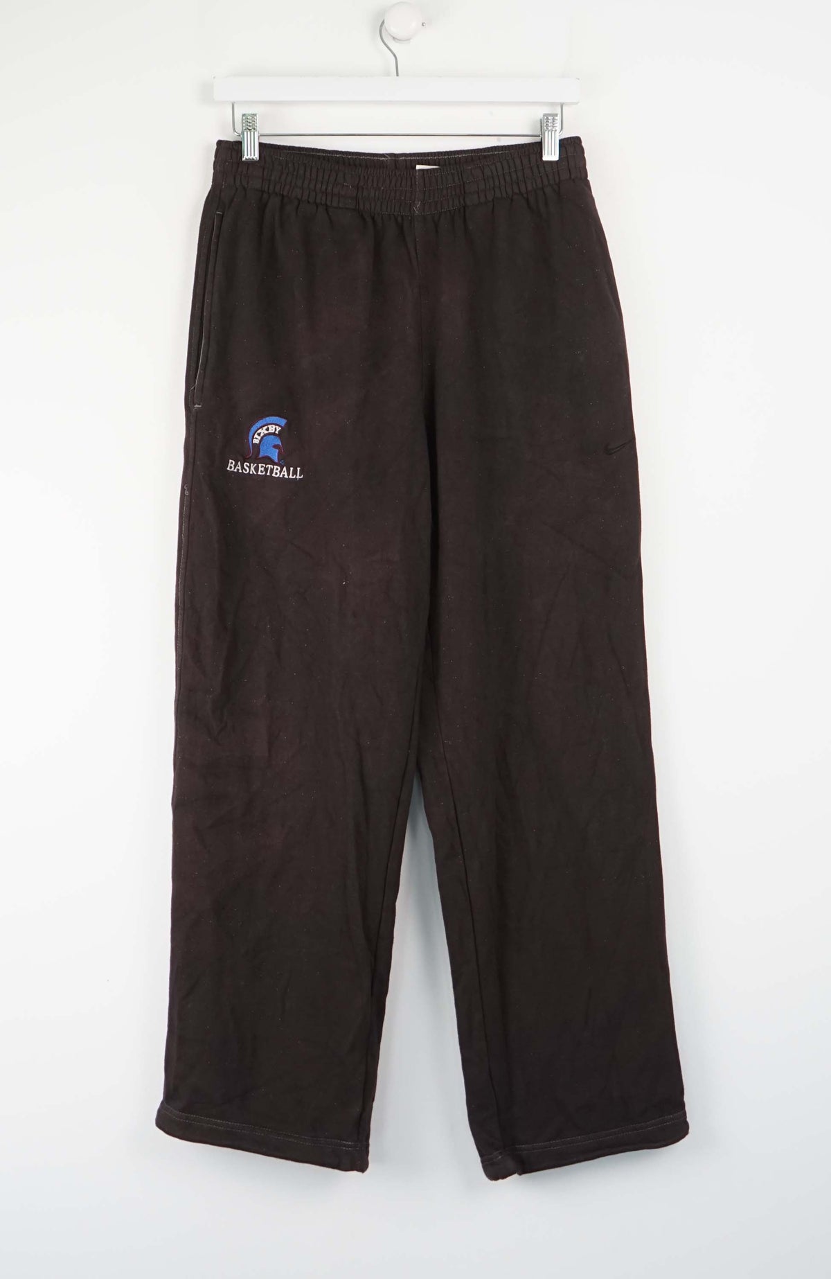 VINTAGE NIKE COTTON TRACK PANTS (S)