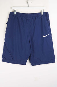 VINTAGE NIKE TRACK PANT SHORTS (L)
