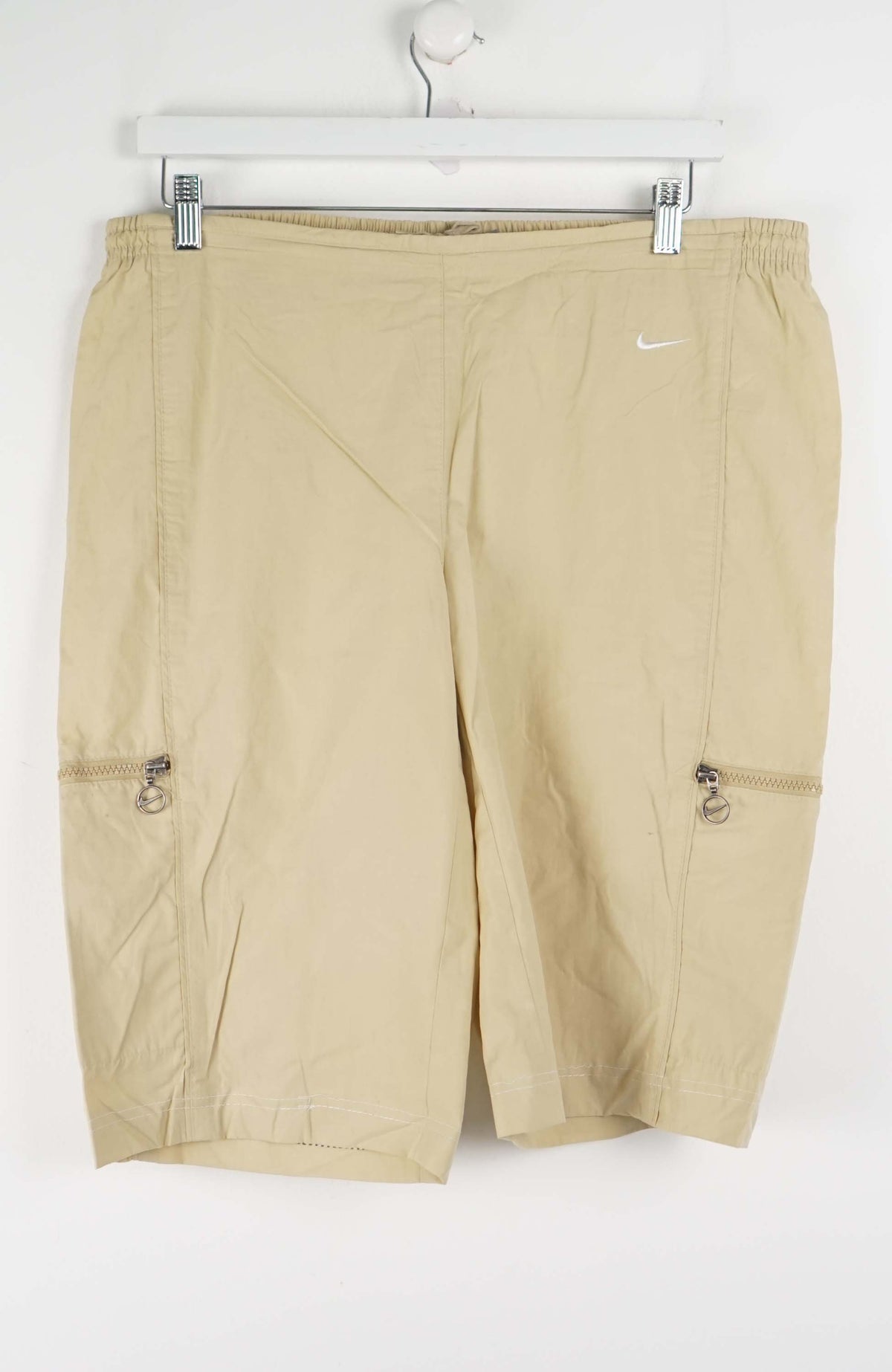 VINTAGE NIKE TRACK PANT SHORTS (XL)