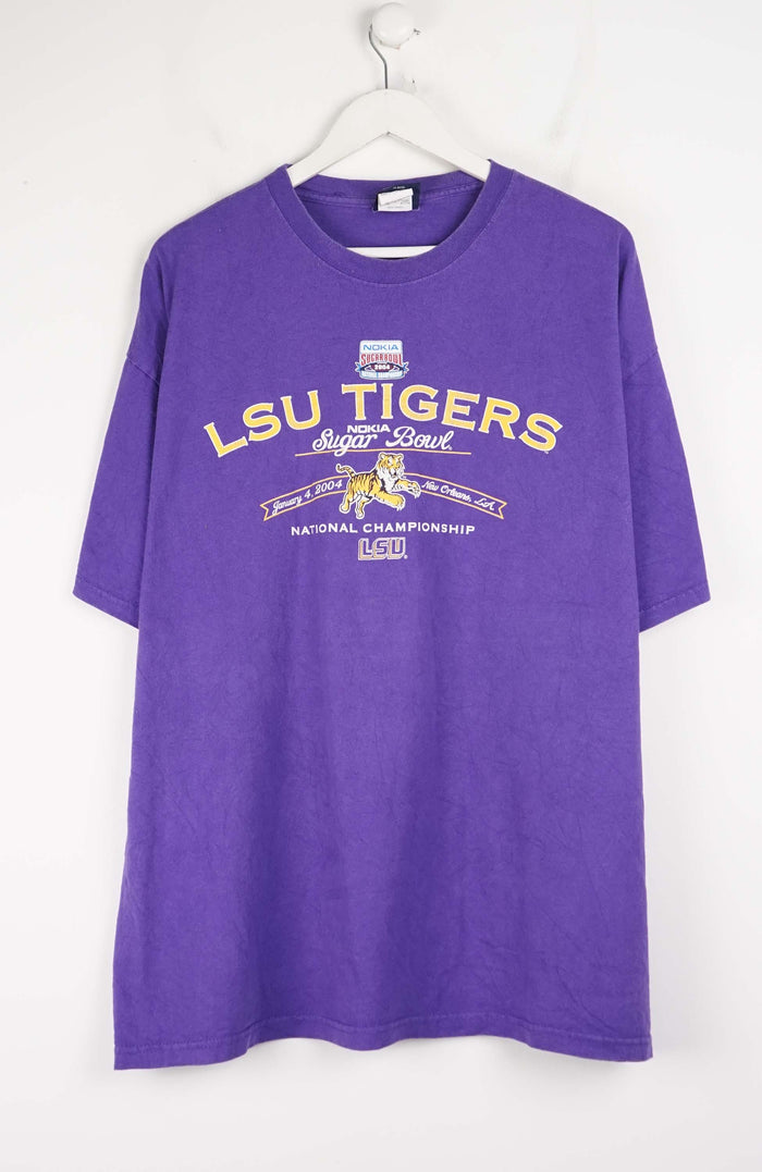 VINTAGE NOKIA SUGARBOWL 2004 LSU TIGERS T-SHIRT (XXL)