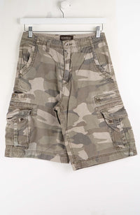 VINTAGE CAMO CARGO SHORTS W27