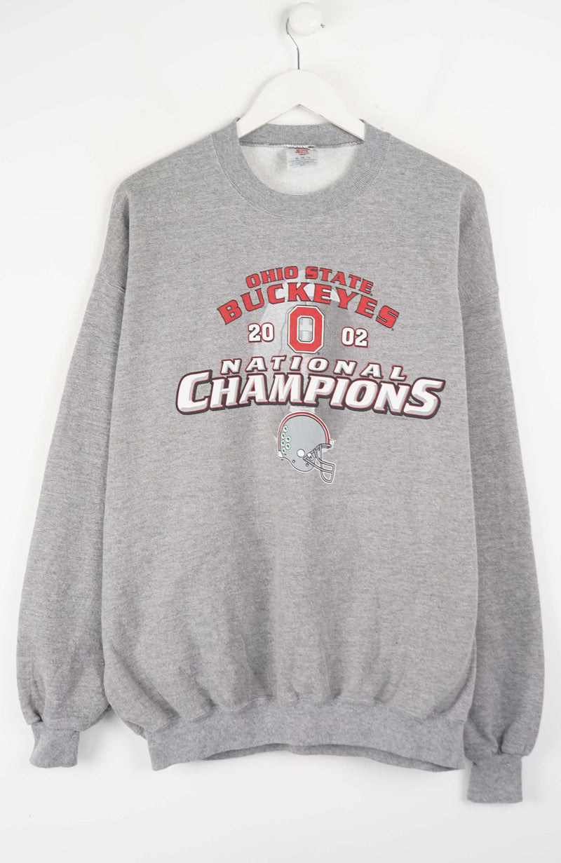 VINTAGE OHIO STATE BUCKEYES 2002 NATIONNAL CHAMPION SWEATER (XL)