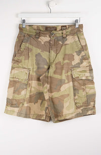 VINTAGE CAMO CARGO SHORTS W29