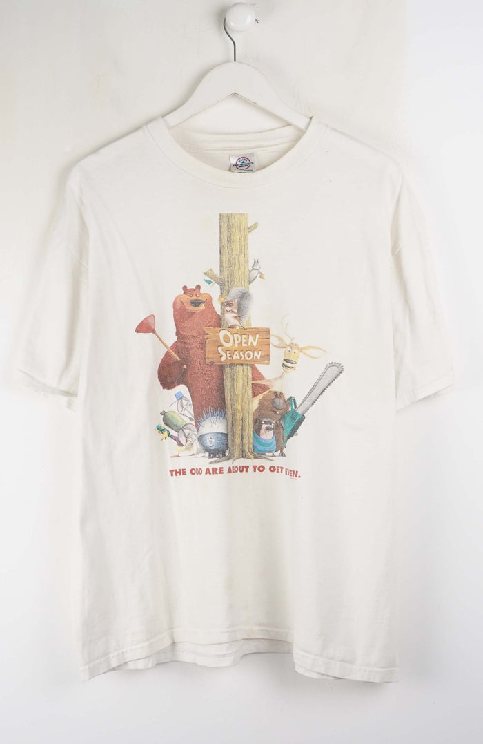 VINTAGE OPEN SEASON THE ODD ARE ABOUT TO GET EVEN T-SHIRT (L)