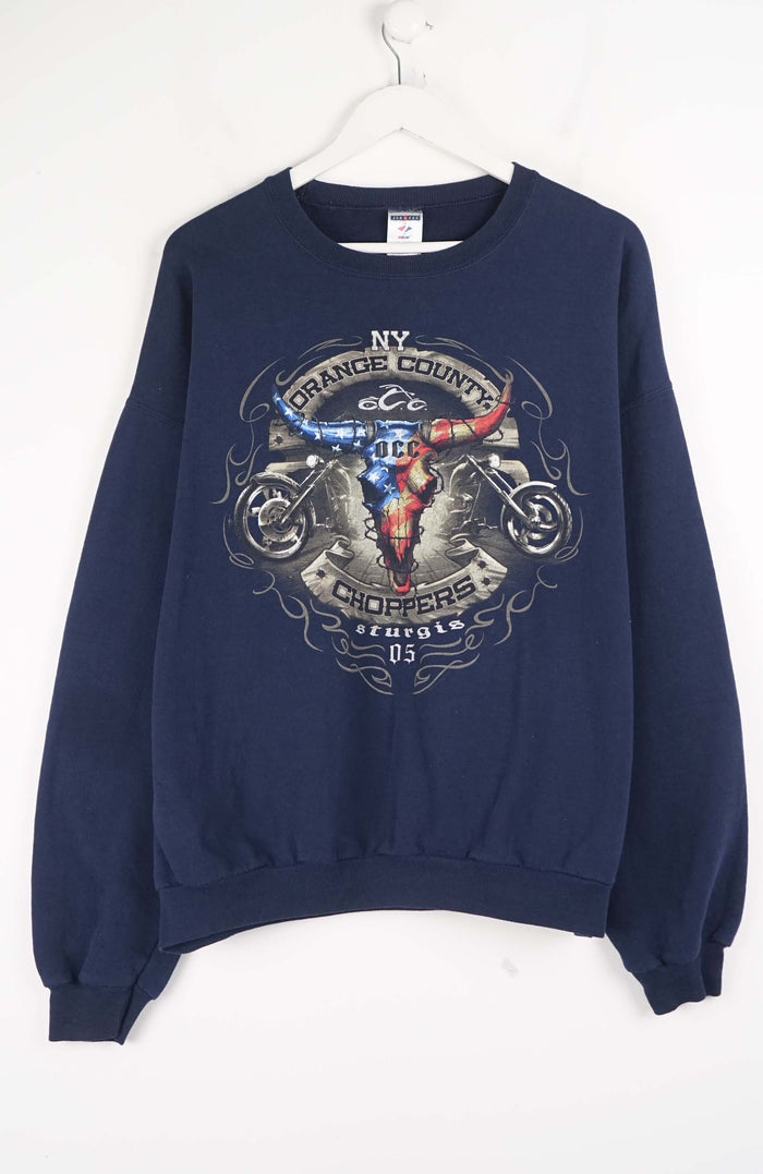 VINTAGE ORANGE COUNTY CHOPPERS SWEATER (L)