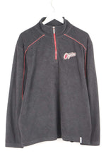 VINTAGE REEBOK PHOENIX COYOTES FLEECE 1/4 ZIP SWEATER (XL)
