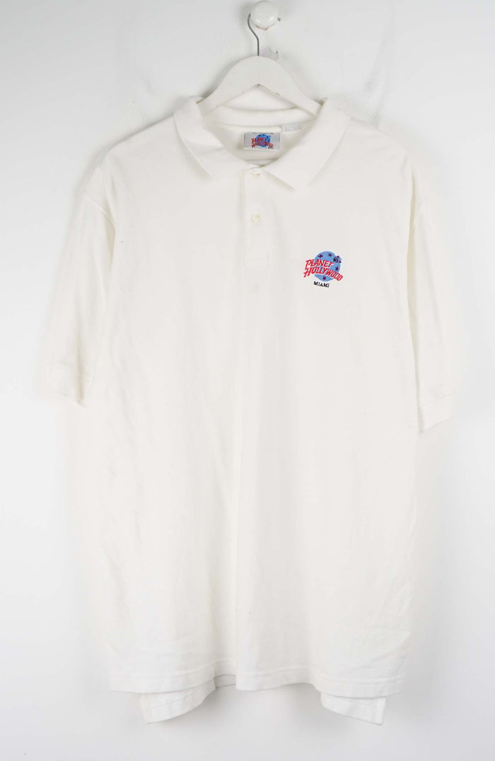 VINTAGE PLANET HOLLYWOOD POLO SHIRT (XL)