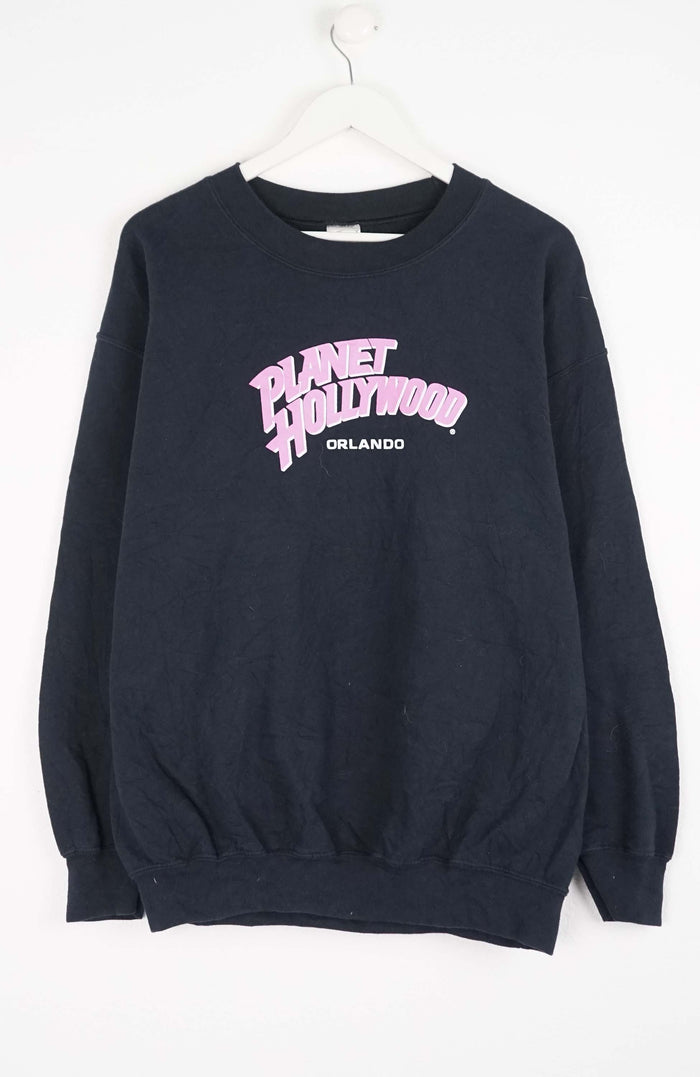 VINTAGE PLANET HOLLYWOOD SWEATER (L)