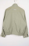Green jacket on a white background