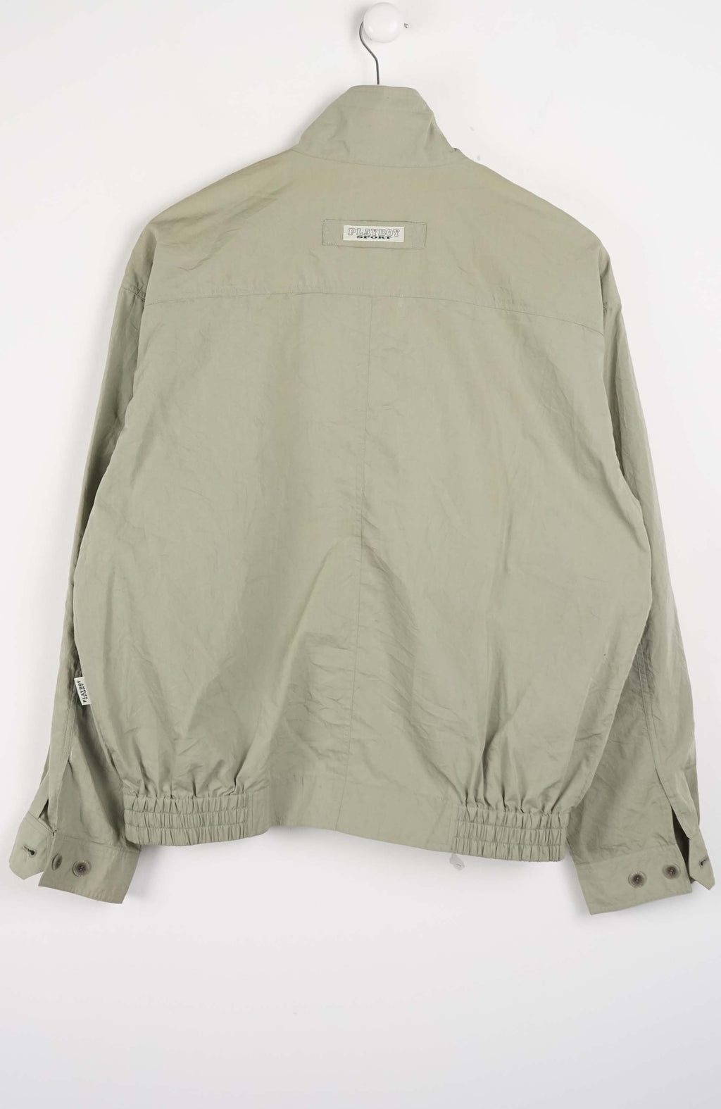 Green jacket on a white background