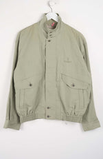 Green jacket on a white background