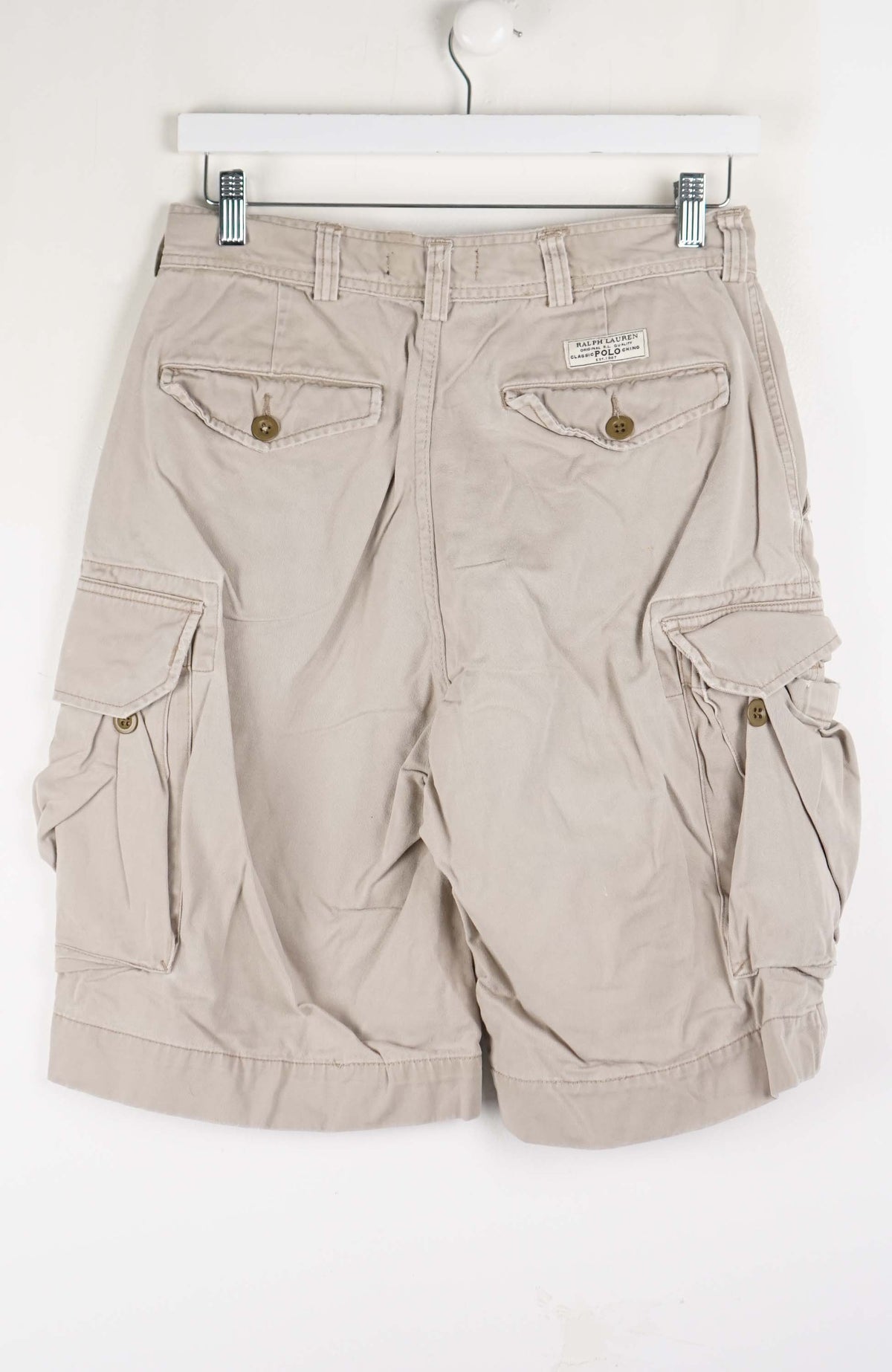VINTAGE POLO RALPH LAUREN CARGO SHORTS W30