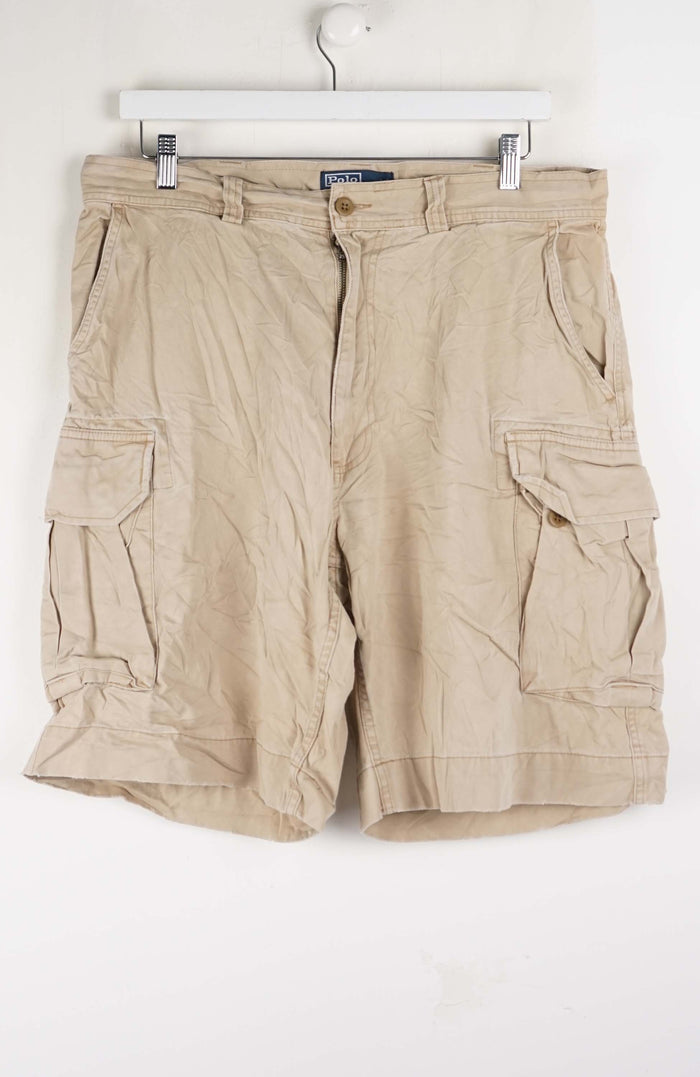 VINTAGE POLO RALPH LAUREN CARGO SHORTS W36