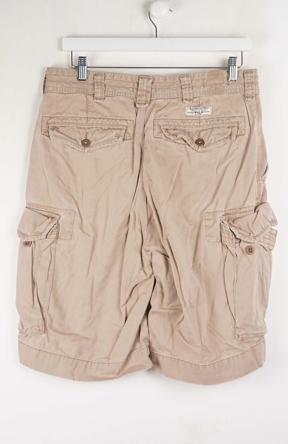VINTAGE POLO RALPH LAUREN CARGO SHORTS W34