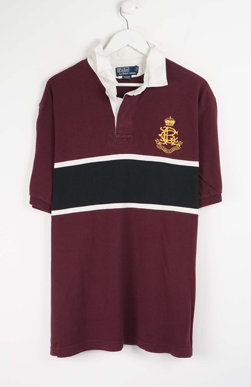 VINTAGE POLO RALPH LAUREN RUGBY SHIRT (XXL)